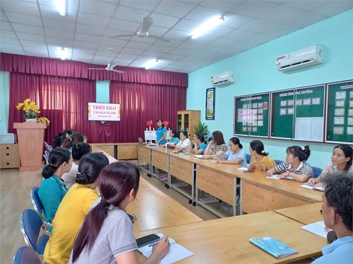 Triển khai văn bản ngành – năm học 2024-2025
