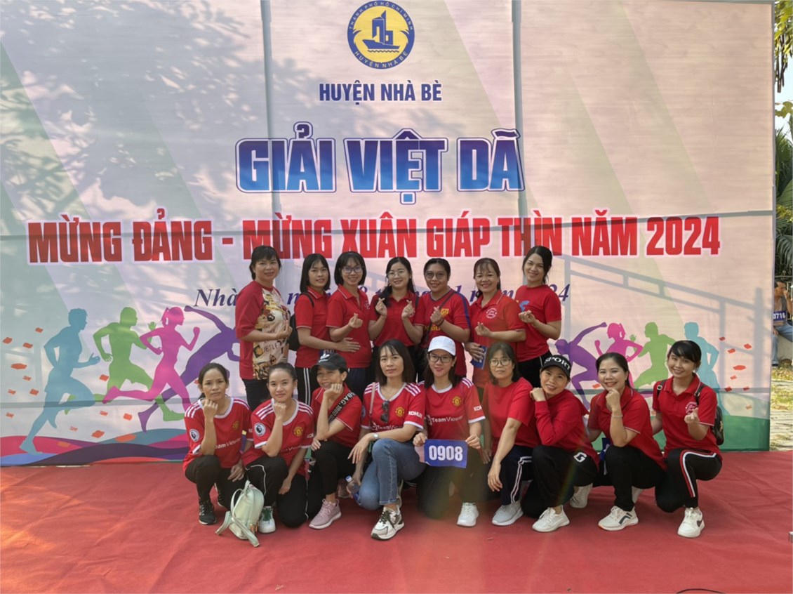 Trường mầm non Họa Mi tham gia Hội thi Chạy Việt dã mừng Đảng - mừng Xuân Giáp Thìn năm 2024.