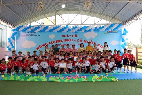 Trường Mầm non Họa Mi sôi nổi tham gia Ngày hội  Năng lượng mới - Cả ngày vui  do Phòng Giáo dục và Đào tạo huyện Nhà Bè tổ chức