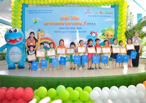 Hội thi “Bé vẽ sáng tạo cùng Bitex” cấp  năm học 2023-2024