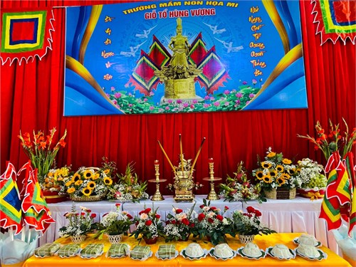 Lớp Chồi 1 tham gia Lễ hội Vua Hùng