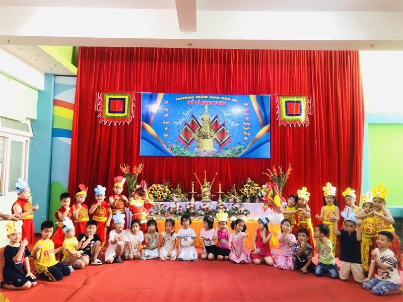 Các hoạt động của lớp Lá 1 tham gia Lễ hội Giỗ Tổ Hùng Vương
