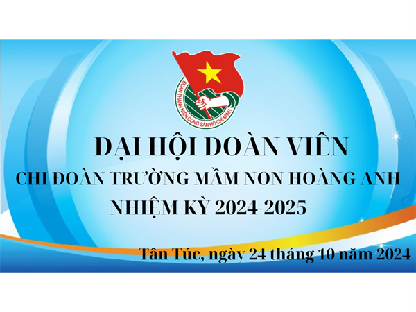 Đại hội đoàn viên chi đoàn trường mầm non hoàng anh