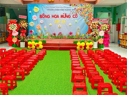Trường MN Hoàng Anh tổ chức ngày hội  Bông hoa mừng cô  nhân kỷ niệm 42 năm Ngày Nhà giáo Việt Nam (20/11/1982 - 20/11/2024).