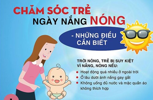 Tuyên truyền chăm sóc sức khỏe mùa nóng