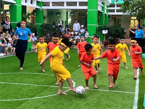 Trường Mầm non Hoàng Minh Đạo tổ chức Ngày hội Năng lượng mới cả ngày vui năm học 2024 - 2025