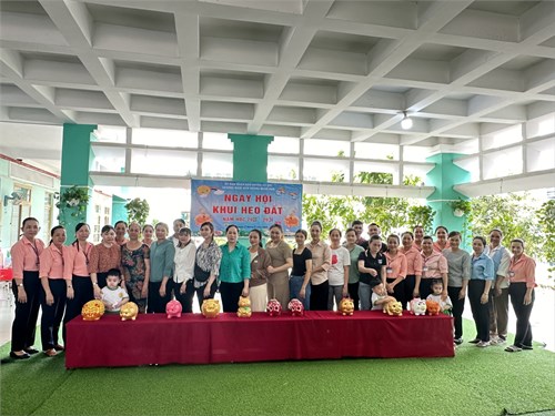 Trường Mầm non Hoàng Minh Đạo tổ chức Ngày hội khui heo đất lần 2 năm học 2023 - 2024
