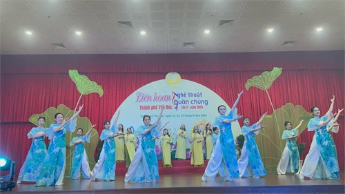 Chào mừng liên hoan nghệ thuật quần chúng thành phố thủ đức lần 2 năm 2024