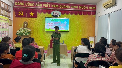 Tập huấn, diễn tập phòng cháy chữa cháy và cứu nạn cứu hộ.