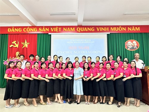 🍀🍀🌹🌹🌹Ngày 30/10/2024, Trường Mầm non Hoa Phong Lan long trọng tổ chức Hội nghị Viên chức, Người lao động năm học 2024-2025.