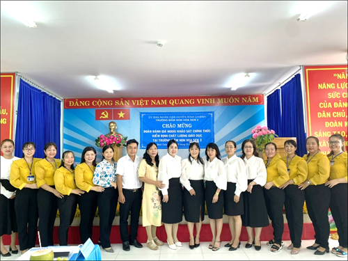Đánh giá khảo sát chính thức kiểm định chất lượng giáo dục tại trường mầm non hoa sen 2