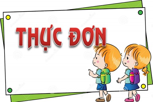 Thực đơn tuần 4 tháng 4