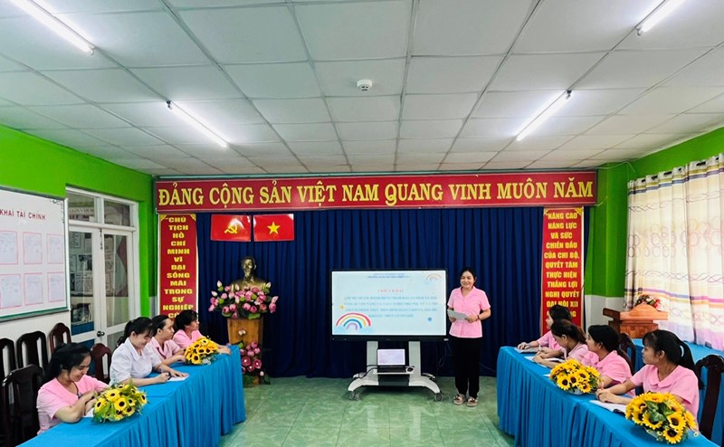 Hưởng ứng “Tháng hành động vì bình đẳng giới và phòng ngừa, ứng phó với bạo lực trên cơ sở giới”ngành Giáo dục và Đào tạo huyện Bình Chánh năm 2024