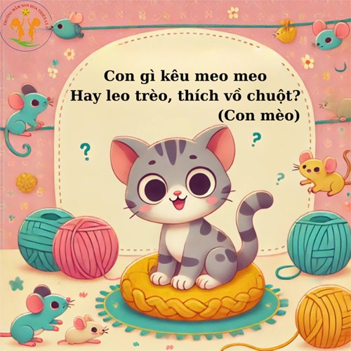 😸 😽 câu đố về con mèo 🐈 🐈