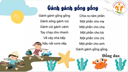 🍀 🦀 đồng dao gánh gánh gồng gồng 🦀 🍀