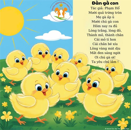 🐥 🌽 bài thơ đàn gà con 🍠 🐥