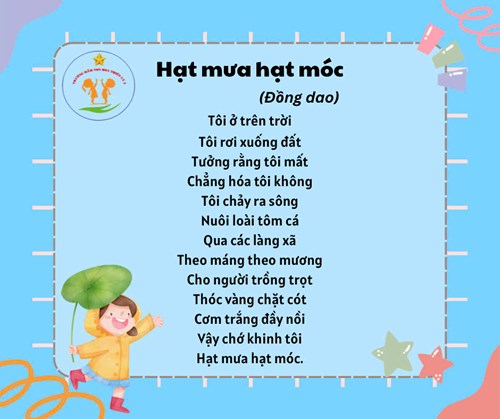 💦 🌿 đồng dao hạt mưa, hạt móc 💦 🌴