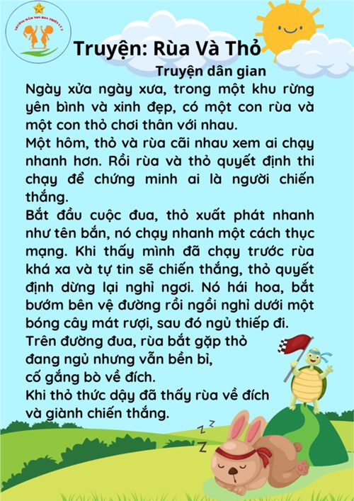 🐢 🐰 truyện rùa và thỏ 🐰 🐢