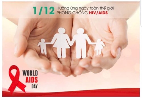 🍒 🌺 hưởng ứng ngày toàn thế giới phòng chống hiv/aids 🌻 🌿