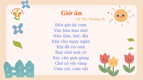 🍓 🌮 bài thơ giờ ăn 🍔 🍉