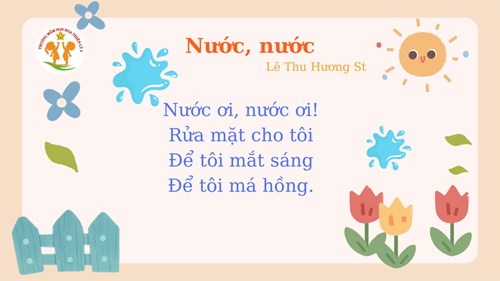 🌵 💦 bài thơ nước, nước 💦 🌵