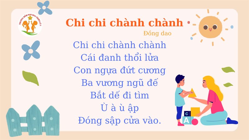 🌿 🌻 đồng dao chi chi chành chành 🌻 🌿