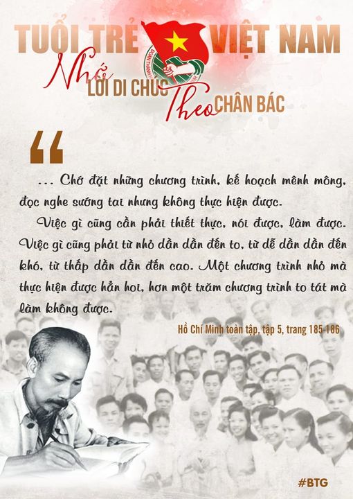Lời bác hồ dạy ngày 13/5