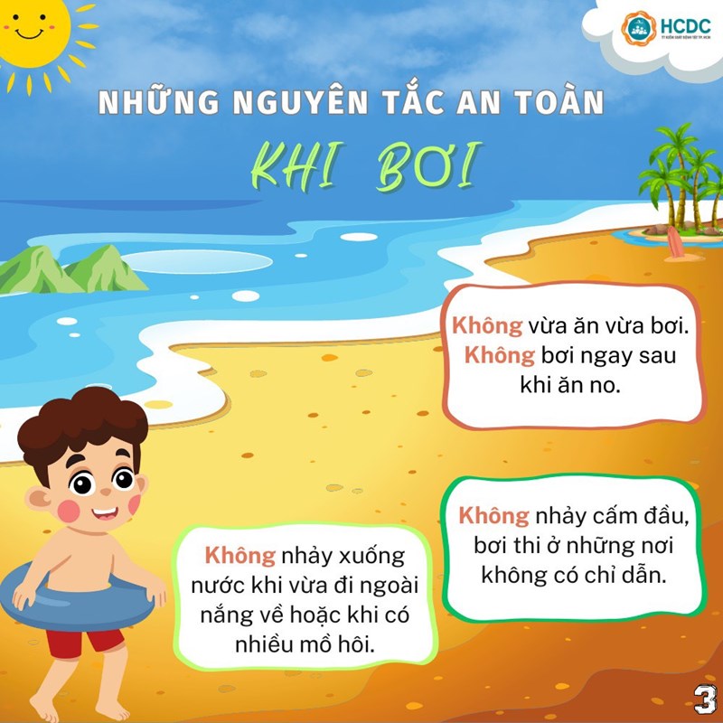 An toàn cho trẻ khi bơi