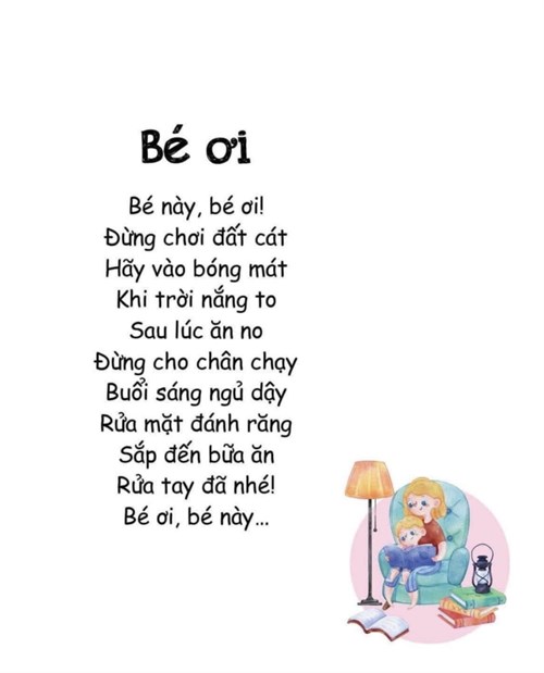 Bài thơ: Bé ơi