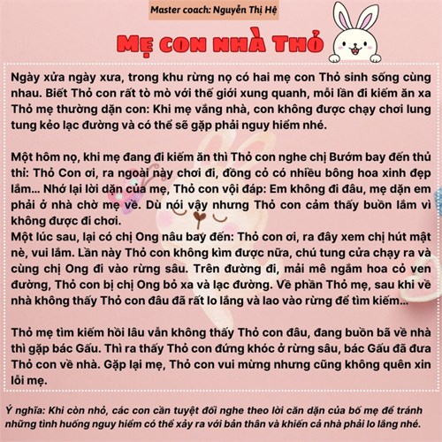 Chuyện vui: Mẹ con nhà thỏ