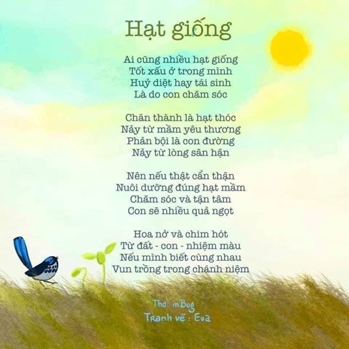 Bài thơ: Hạt giống