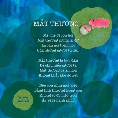 Bài thơ: Mắt thương