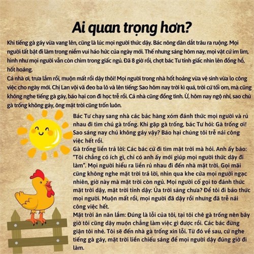 Chuyện vui: Ai quan trọng hơn