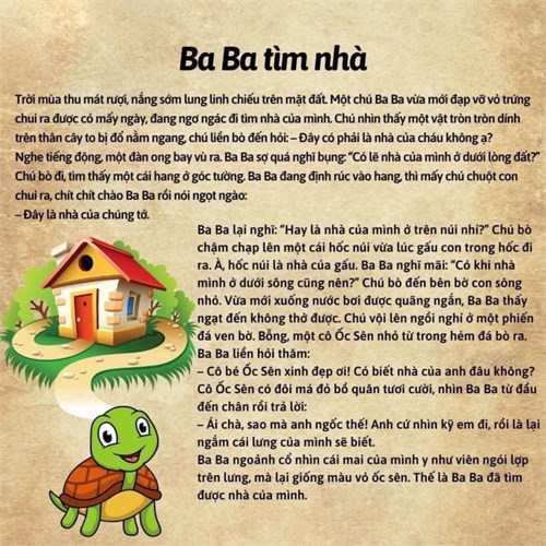 Chuyện vui: Ba Ba tìm nhà