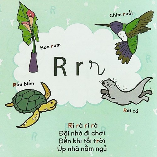 Học chữ r thông qua bài thơ r