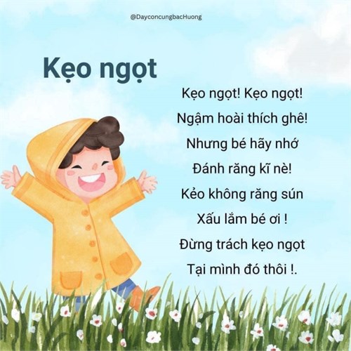 Bài thơ: Kẹo ngọt