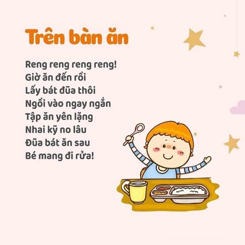 Bài thơ: Trên bàn ăn
