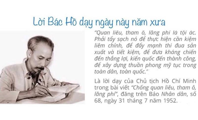 Lời Bác dạy ngày này năm xưa