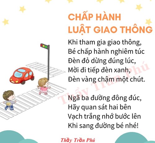 Bài thơ: Chấp hành luật giao thông