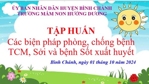 Tập huấn phòng chống dịch bệnh