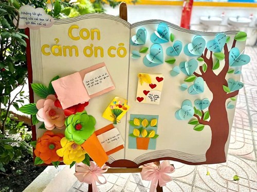 Các sản phẩm của Cô và trẻ chào mừng ngày 20/11