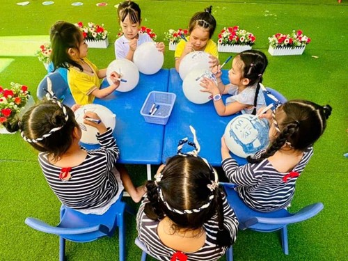 Một số hoạt động của trẻ trong Ngày hội Bé vui đến trường