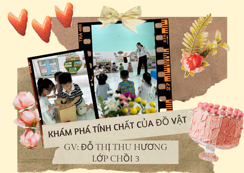 Hoạt động phát triển nhận thức - Lớp Chồi 3