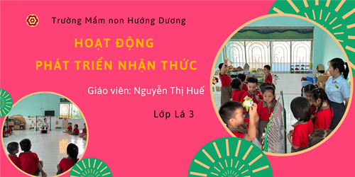 Hoạt động phát triển nhận thức - Lứa tuổi 5-6 tuổi