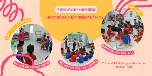 Hoạt động phát triển Thẫm mỹ - Lứa tuổi 4-5 tuổi