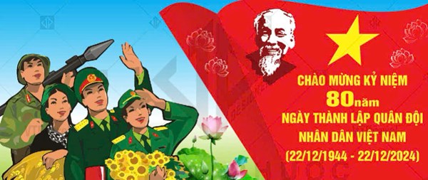 Chào mừng ngày thành lập Quân đội nhân dân Việt Nam 22/12