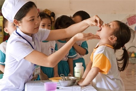 Thông báo về việc uống Vitamin A cho trẻ từ 6 tháng đến 36 tháng tuổi