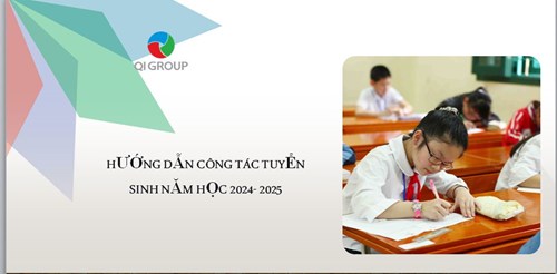 Hướng dẫn cmhs thực hiện đăng ký tuyển sinh