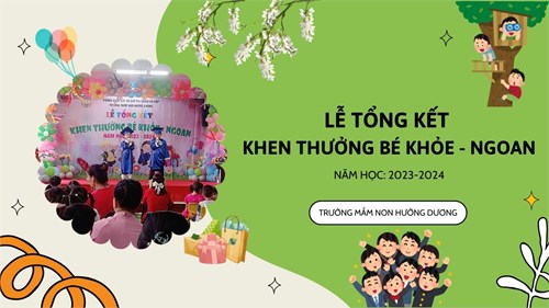 Lễ Tổng kết khen thưởng Bé khỏe - ngoan.