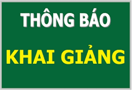 Thông báo khai giảng năm học 2024-2025